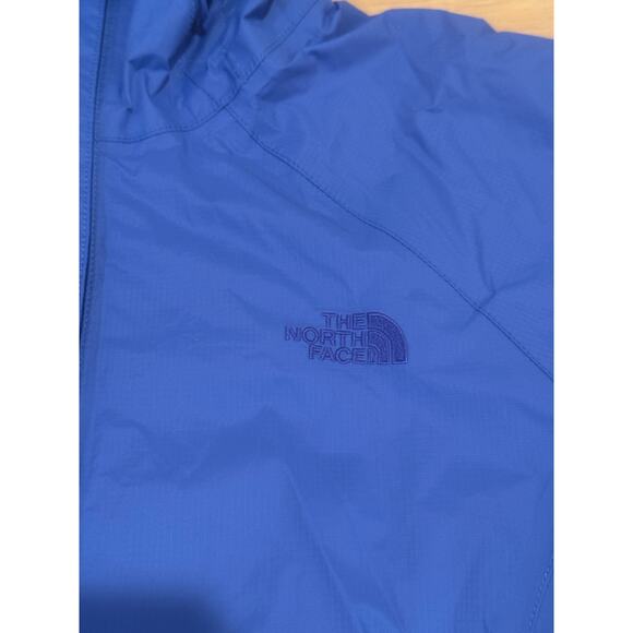 The North Face Women's L Blue Venture Rain Jacket HyVent Waterproof Hooded A8AS - Picture 5 of 9